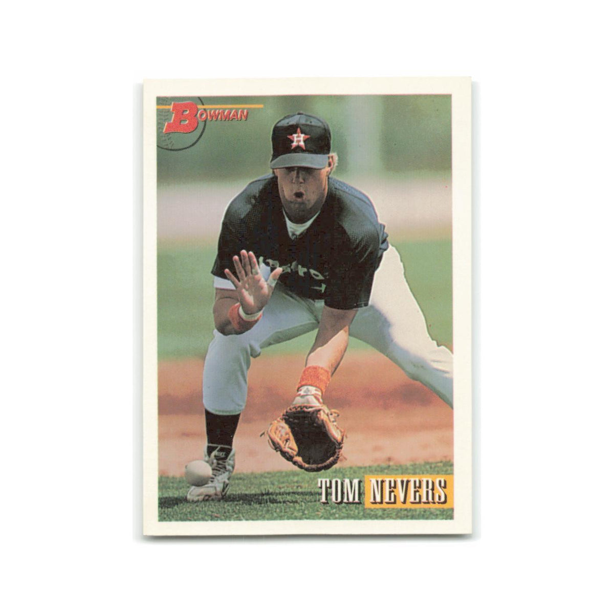 Tom Nevers 1993 Bowman #68 Houston Astros Baseball Card NM