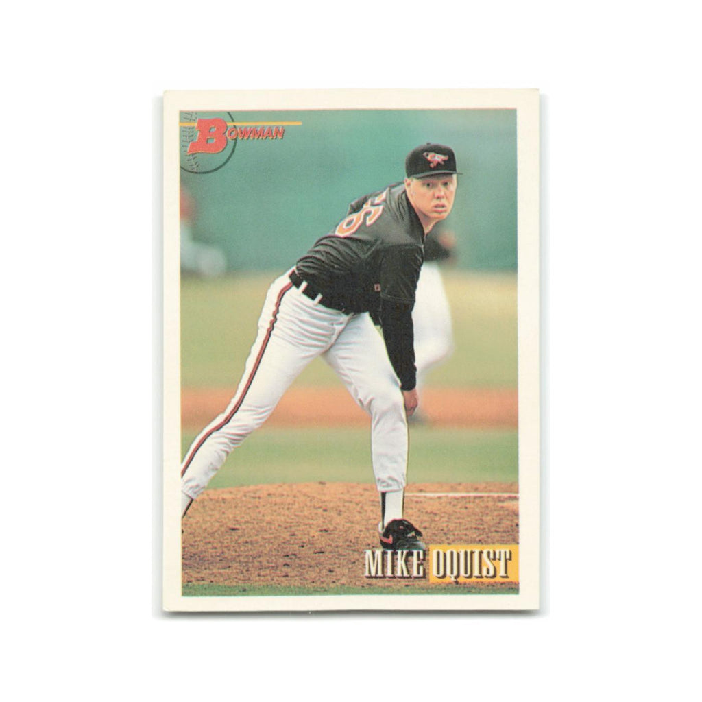 Mike Oquist Rookie 1993 Bowman #74 Baltimore Orioles Baseball Card NM