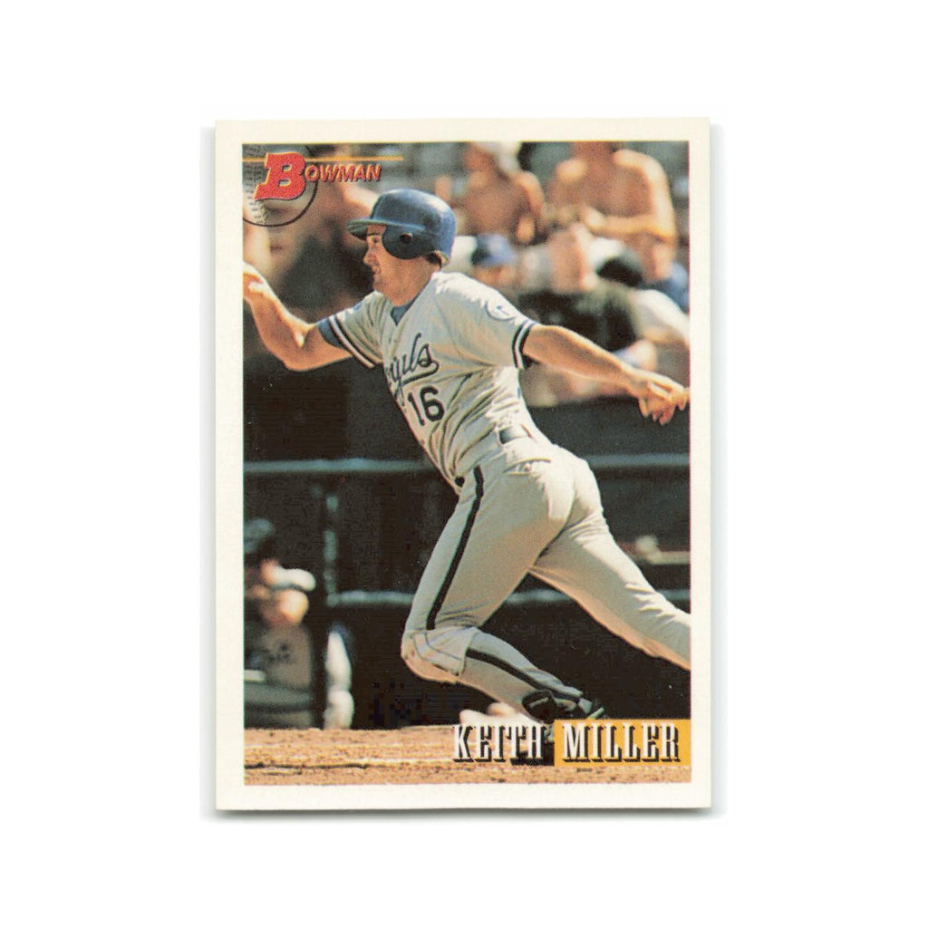 Keith Miller 1993 Bowman #209 Kansas City Royals Baseball Card NM