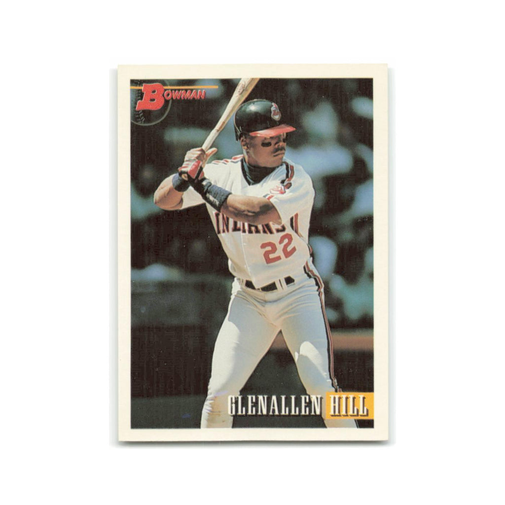Glenallen Hill 1993 Bowman #65 Cleveland Indians Baseball Card NM