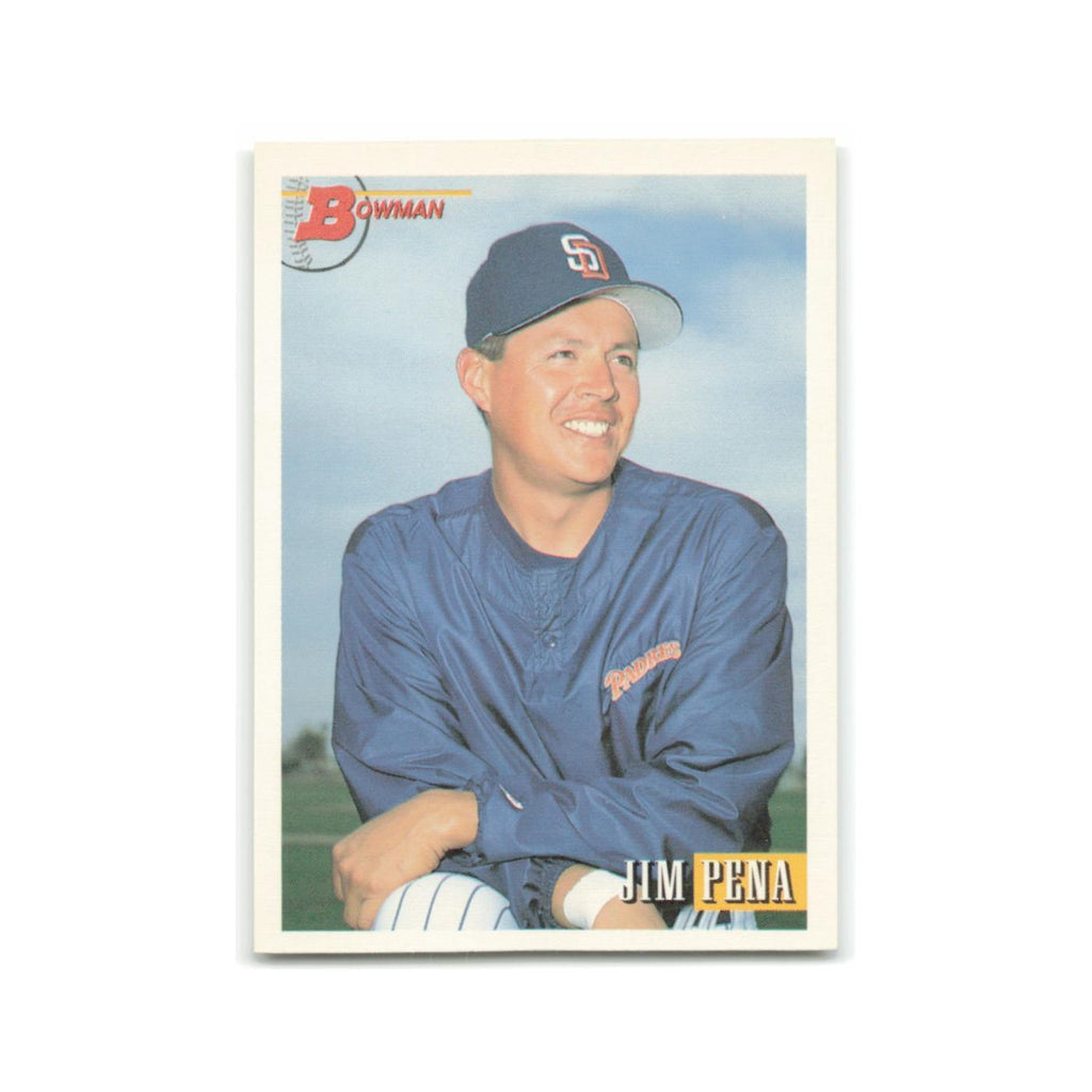Jim Pena Rookie 1993 Bowman #54 San Diego Padres Baseball Card NM