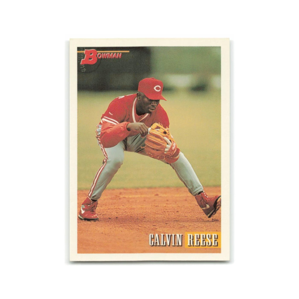 Calvin Reese 1993 Bowman #146 Cincinnati Reds Baseball Card NM