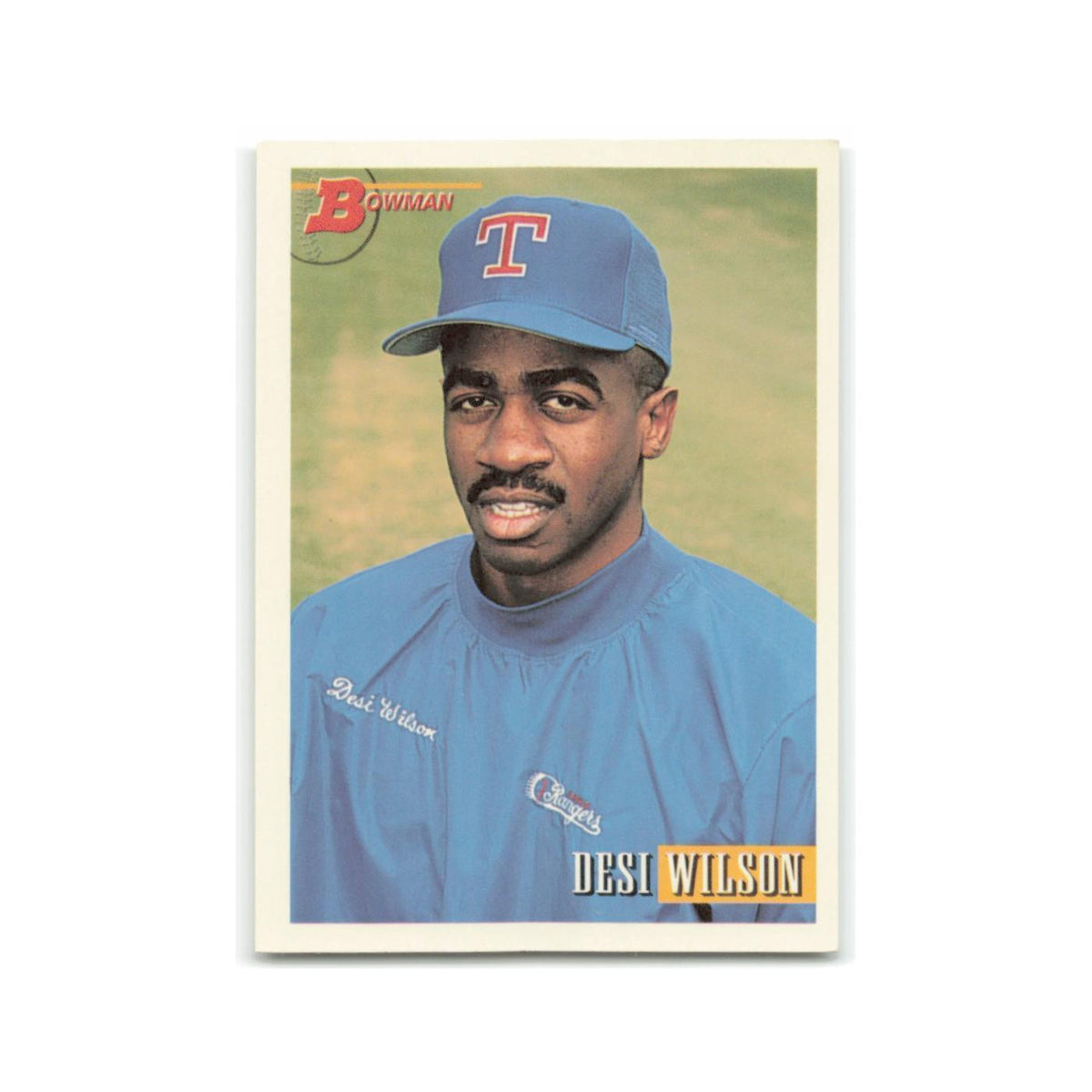 Desi Wilson Rookie 1993 Bowman #337 Texas Rangers Baseball Card NM