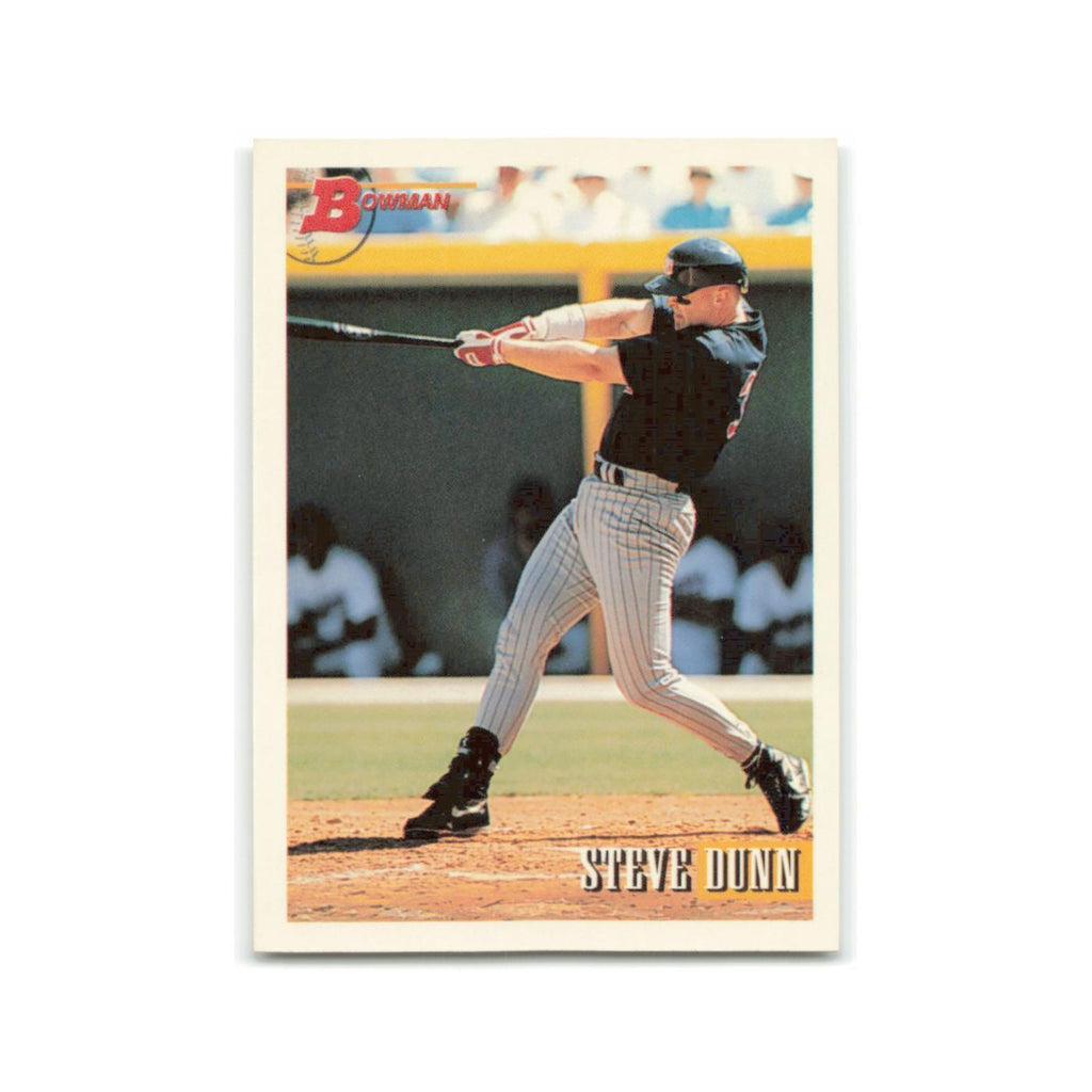 Steve Dunn Rookie 1993 Bowman #17 Minnesota Twins Baseball Card NM