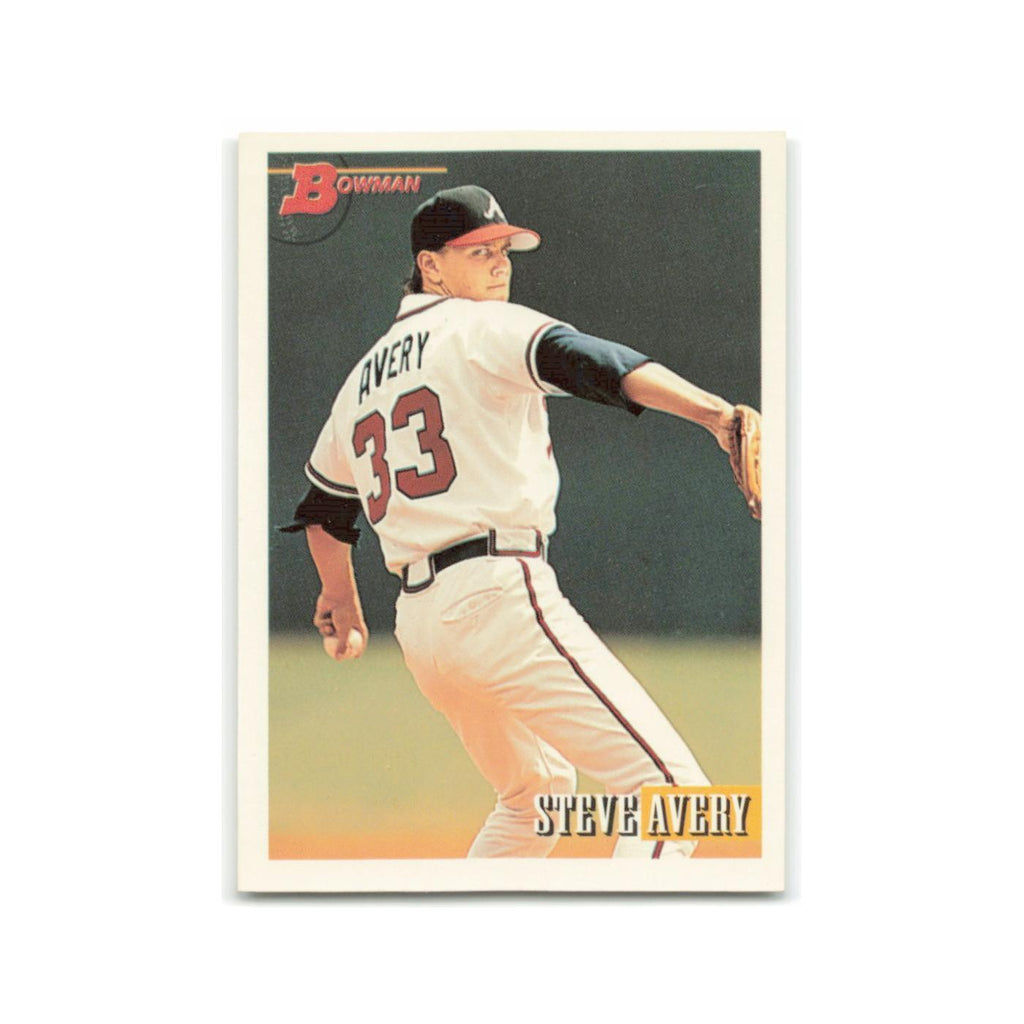 Steve Avery 1993 Bowman #198 Atlanta Braves Baseball Card NM
