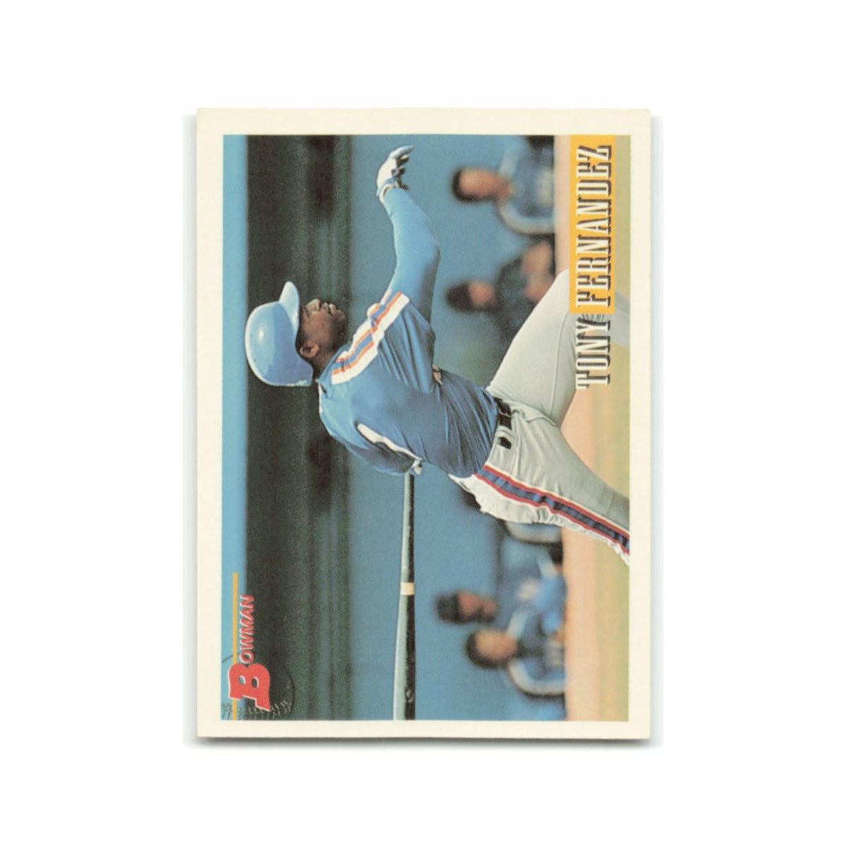Tony Fernandez 1993 Bowman #18 New York Mets Baseball Card NM