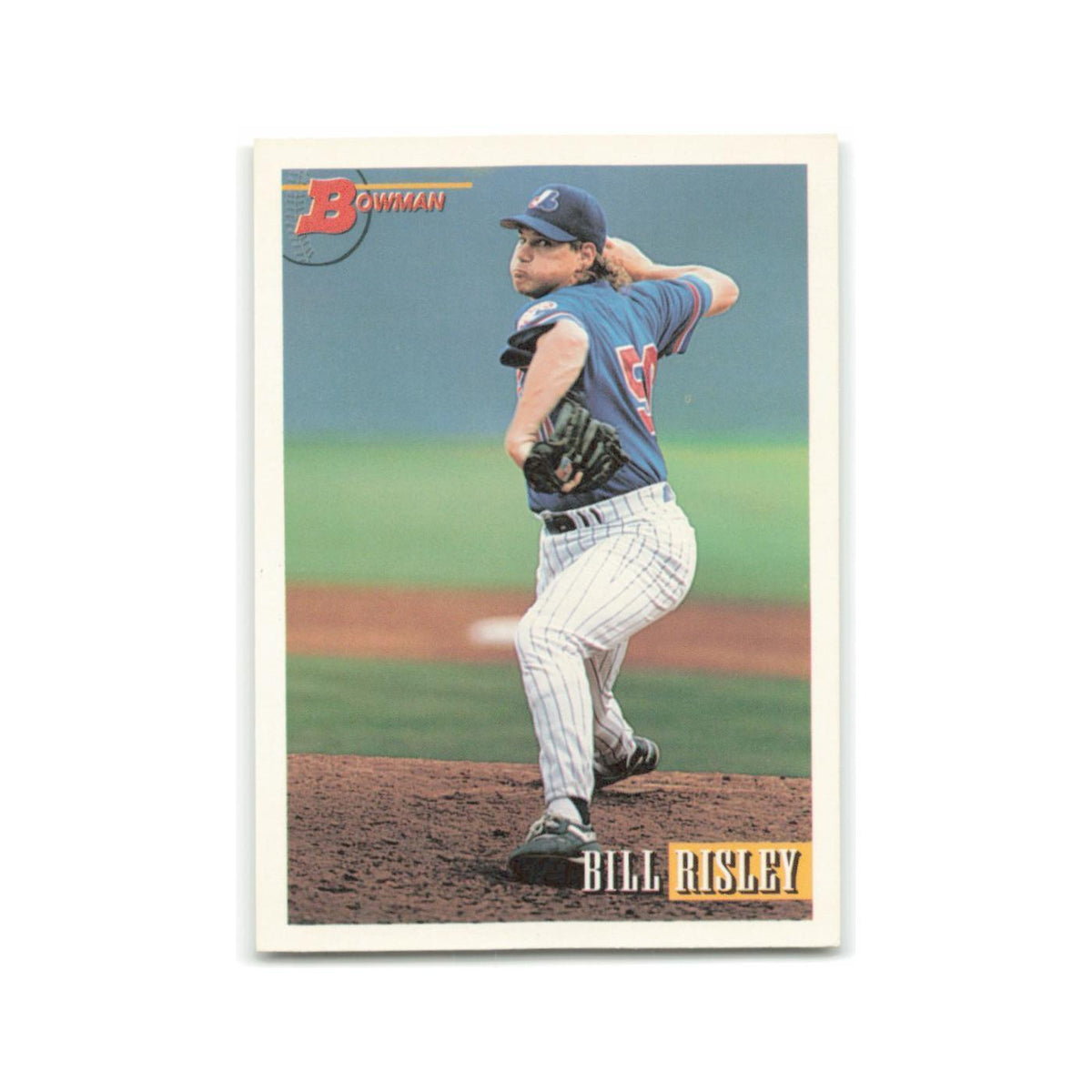 Bill Risley 1993 Bowman #44 Montreal Expos Baseball Card NM