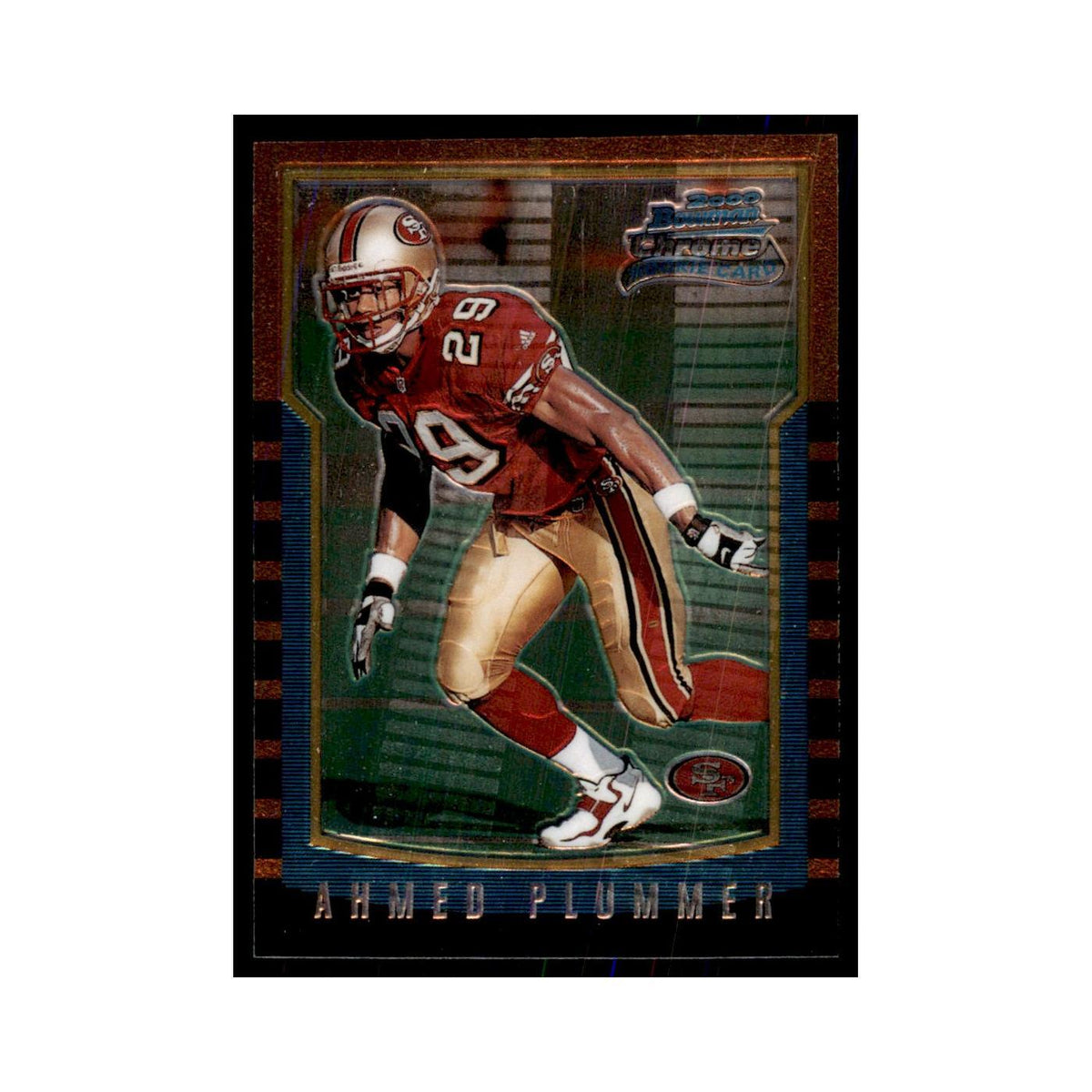 2000 Bowman Chrome Ahmed Plummer RC Football Cards #225