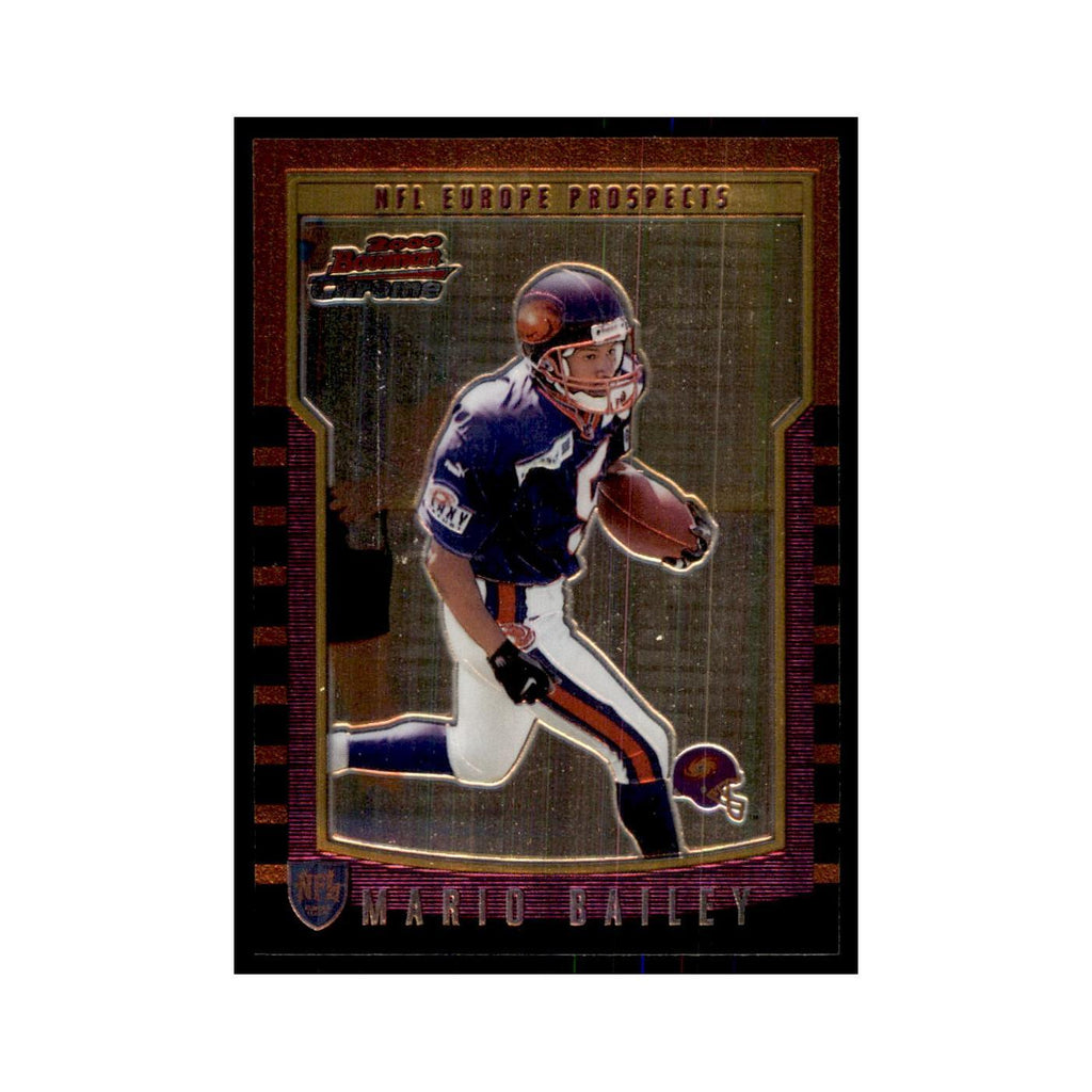 2000 Bowman Chrome Mario Bailey Football Cards #151