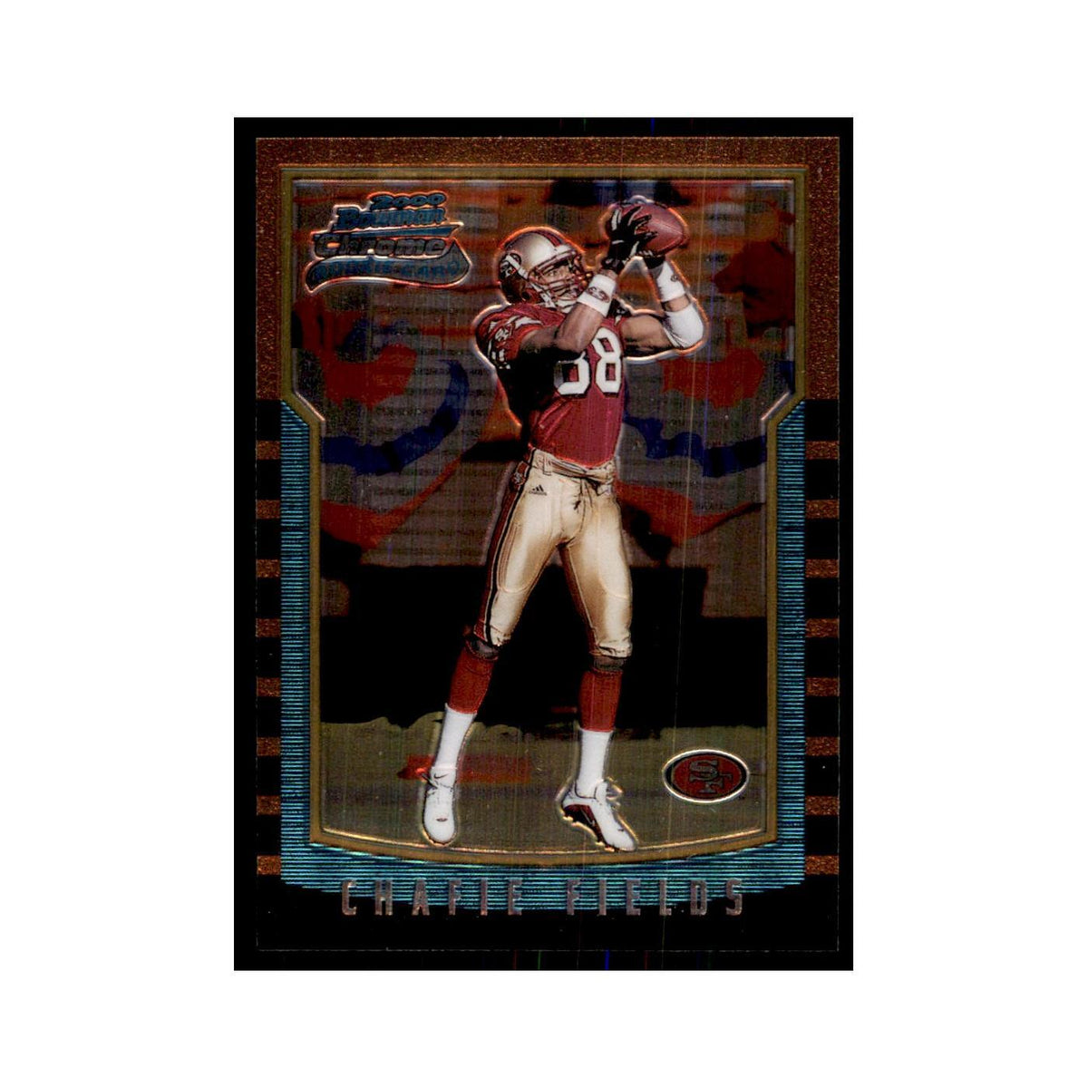 2000 Bowman Chrome Chafie Fields RC Football Cards #200