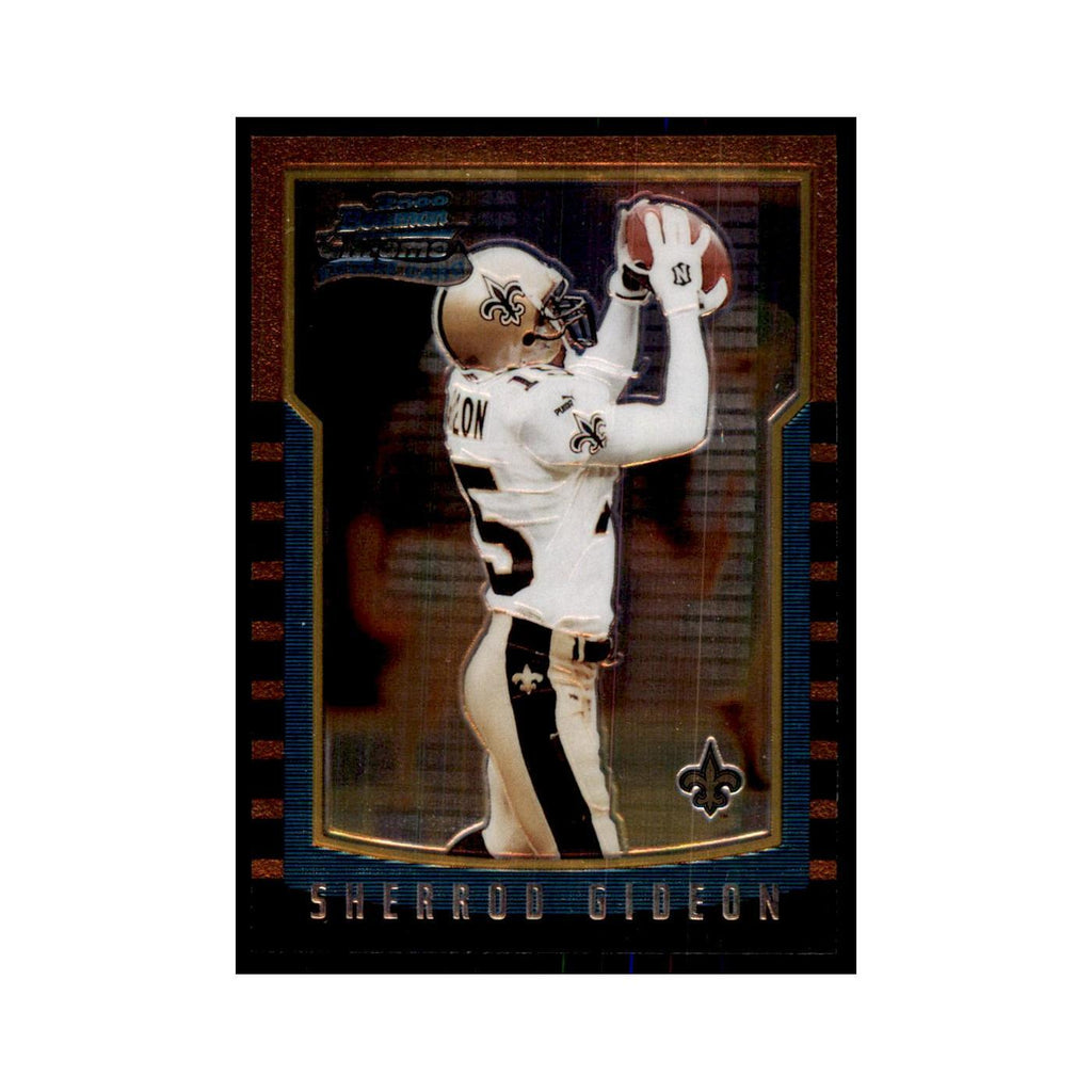 2000 Bowman Chrome Sherrod Gideon RC Football Cards #205