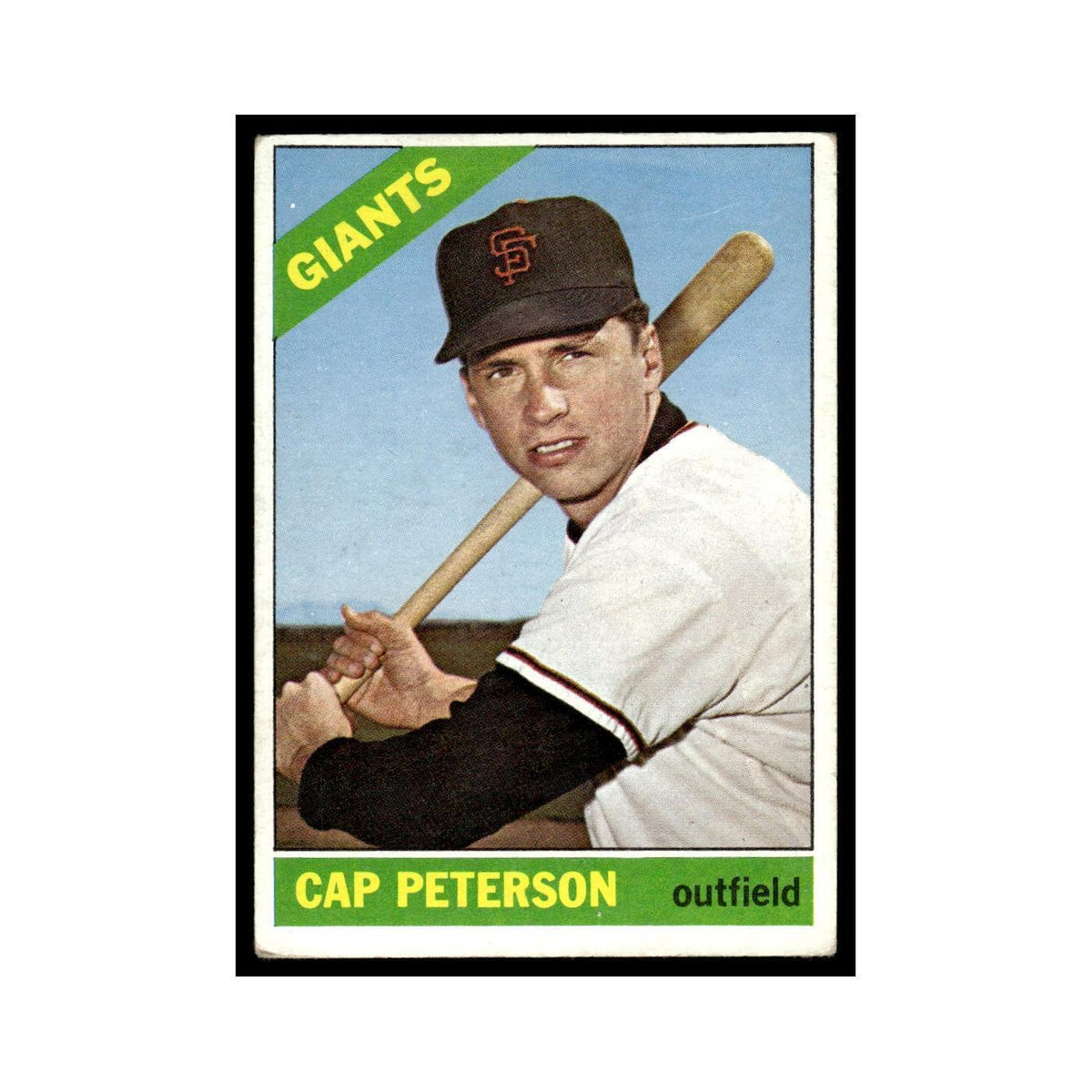 1966 Topps Cap Peterson Giants #349