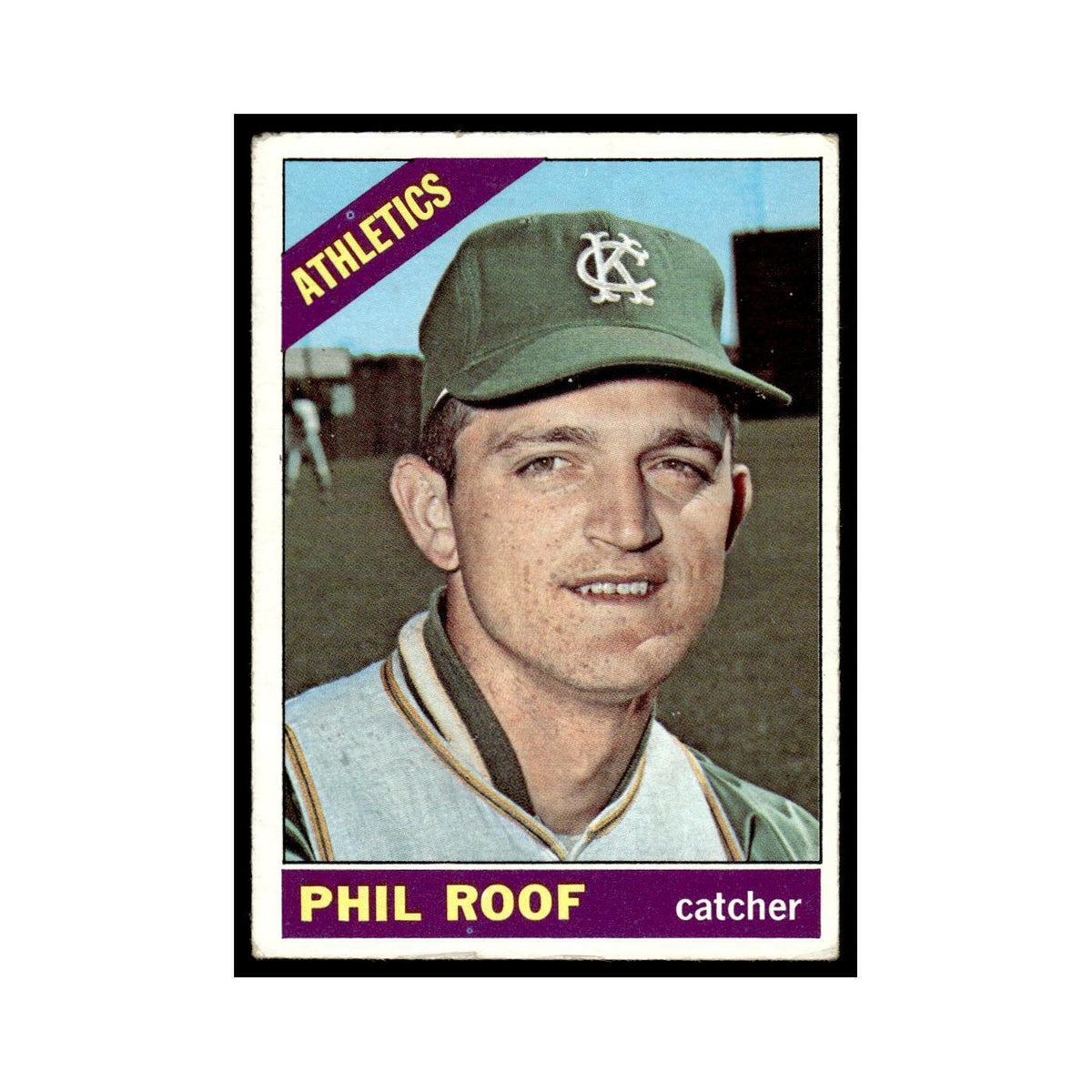 1966 Topps Phil Roof Kansas City Athletics #382
