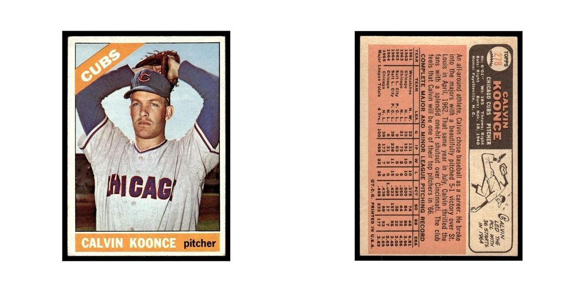 1966 Topps Calvin Koonce Cubs #278