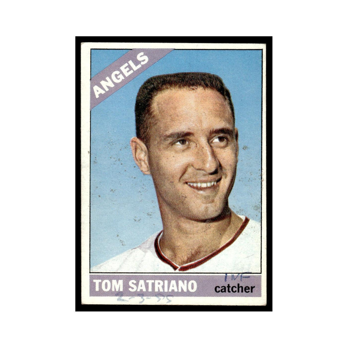 1966 Topps Tom Satriano Angels #361