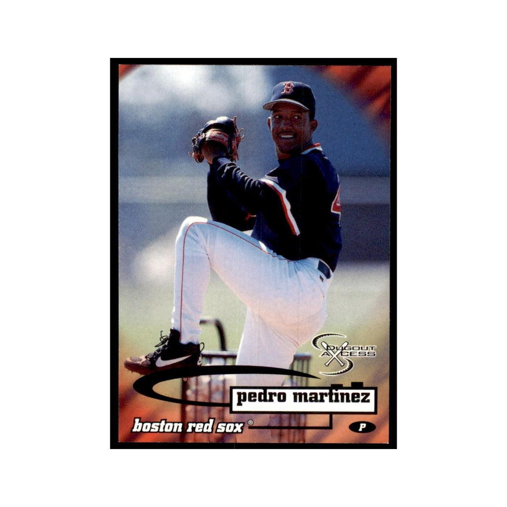 1998 SkyBox Dugout Axcess Pedro Martinez Baseball Cards #56