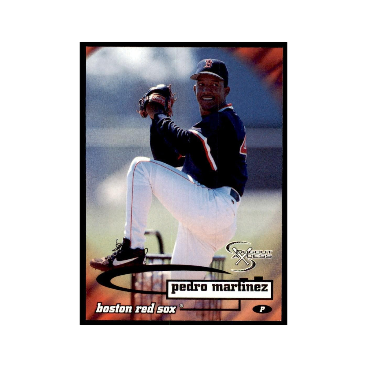 1998 SkyBox Dugout Axcess Pedro Martinez Baseball Cards #56
