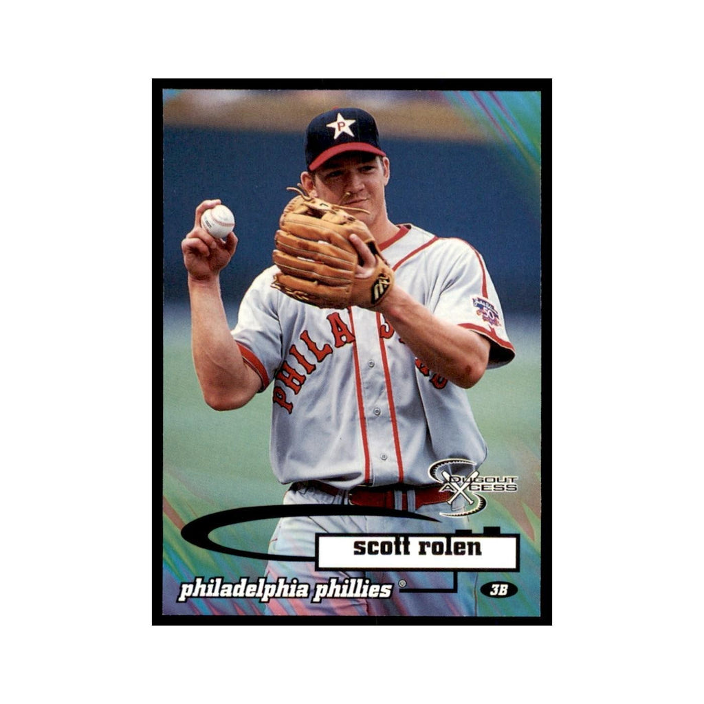 1998 SkyBox Dugout Axcess Scott Rolen Baseball Cards #34