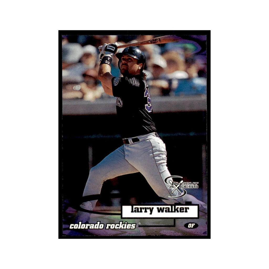 1998 SkyBox Dugout Axcess Larry Walker Baseball Cards #14