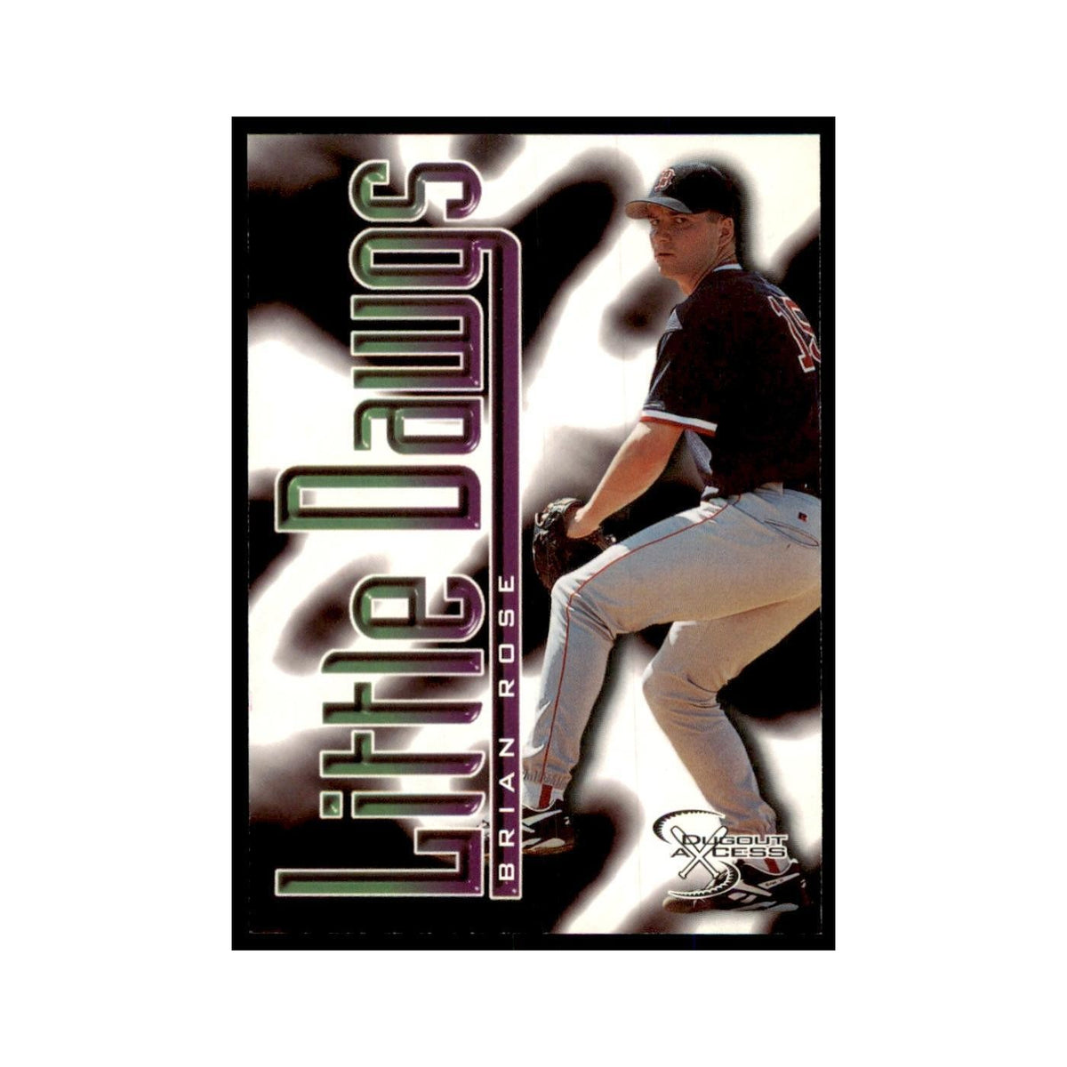 1998 SkyBox Dugout Axcess Brian Rose Baseball Cards #104