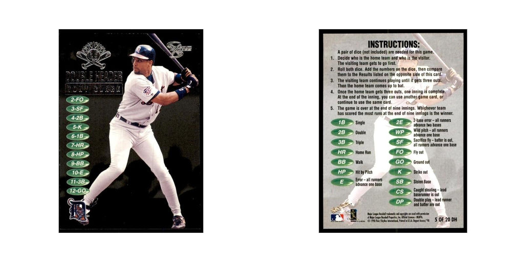 1998 SkyBox Dugout Axcess Tony Clark Baseball Cards #5 OF 20