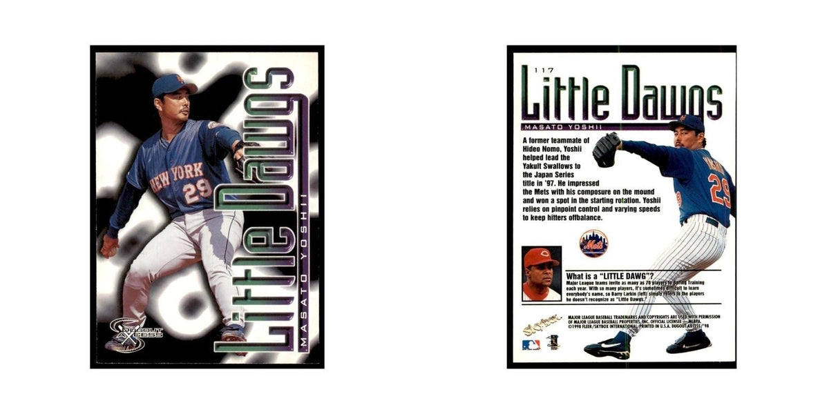 1998 SkyBox Dugout Axcess Masato Yoshii Baseball Cards #117