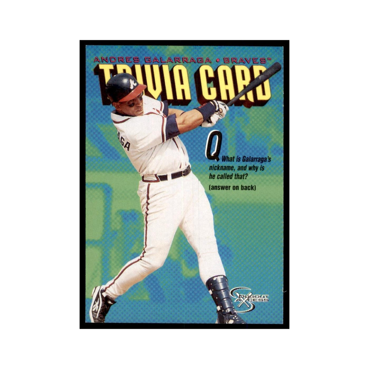1998 SkyBox Dugout Axcess Andres Galarraga Baseball Cards #148