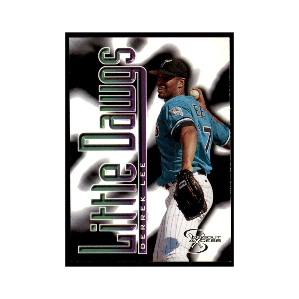 1998 SkyBox Dugout Axcess Derrek Lee Baseball Cards #112