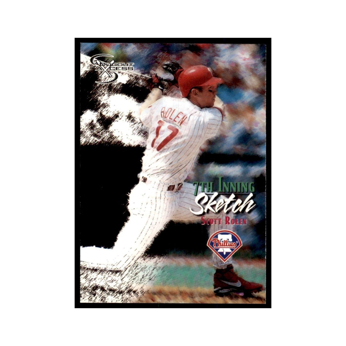 1998 SkyBox Dugout Axcess Scott Rolen Baseball Cards #122