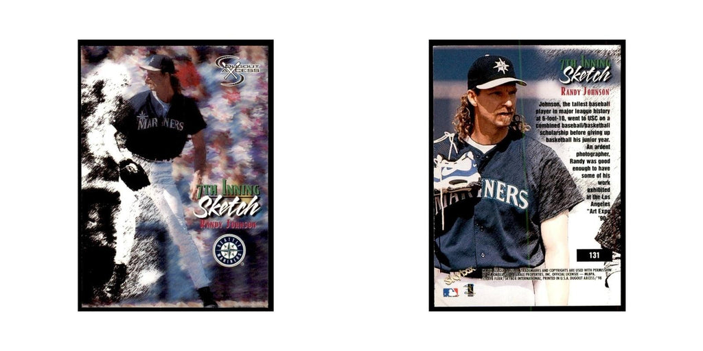 1998 SkyBox Dugout Axcess Rady Johnson Baseball Cards #131