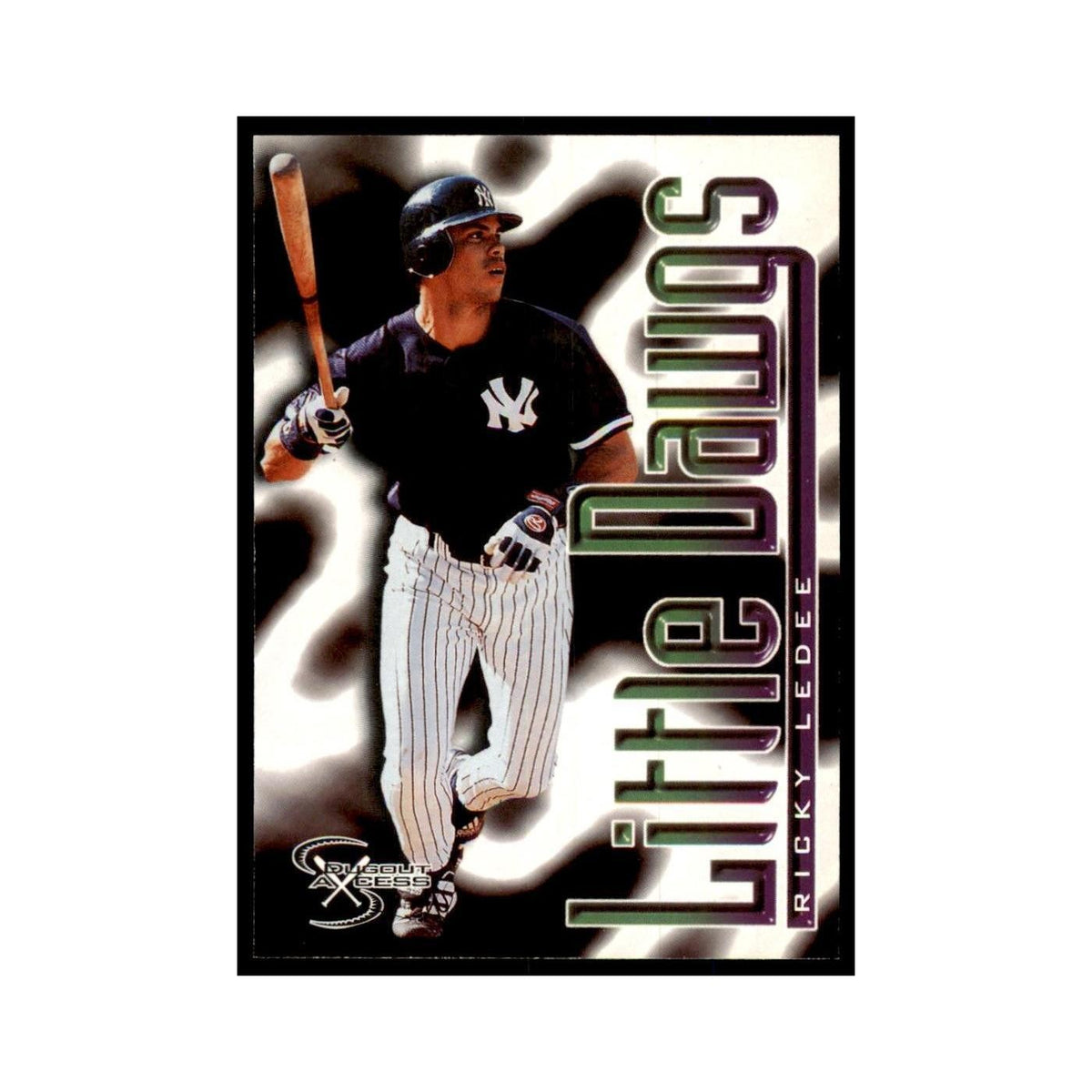 1998 SkyBox Dugout Axcess Ricky Ledee Baseball Cards #110