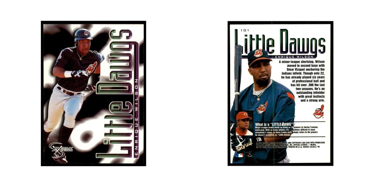 1998 SkyBox Dugout Axcess Enrique Wilson Baseball Cards #101