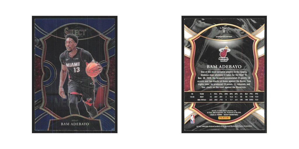 2020-21 Panini Select Bam Adebayo Heat #8