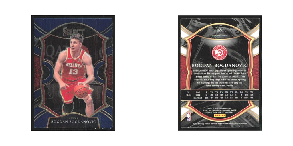 2020-21 Panini Select Bojan Bogdanovic Hawks #50