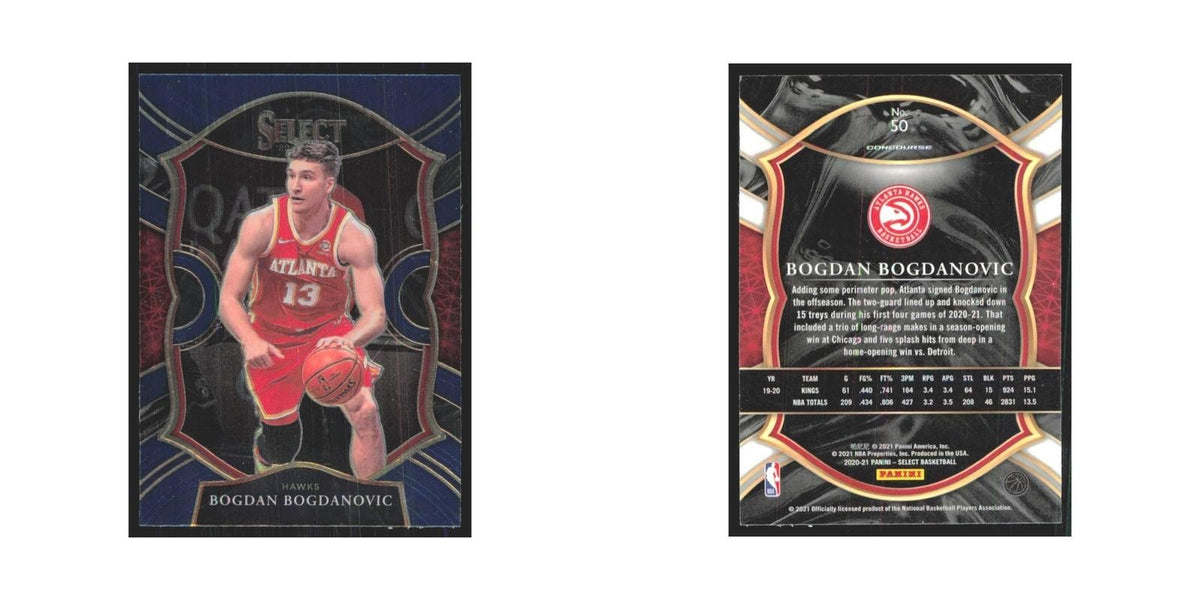 2020-21 Panini Select Bojan Bogdanovic Hawks #50