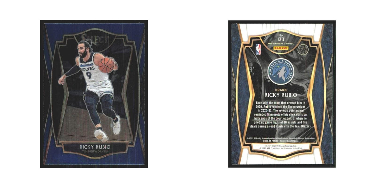 2020-21 Panini Select Ricky Rubio Timberwolves #133