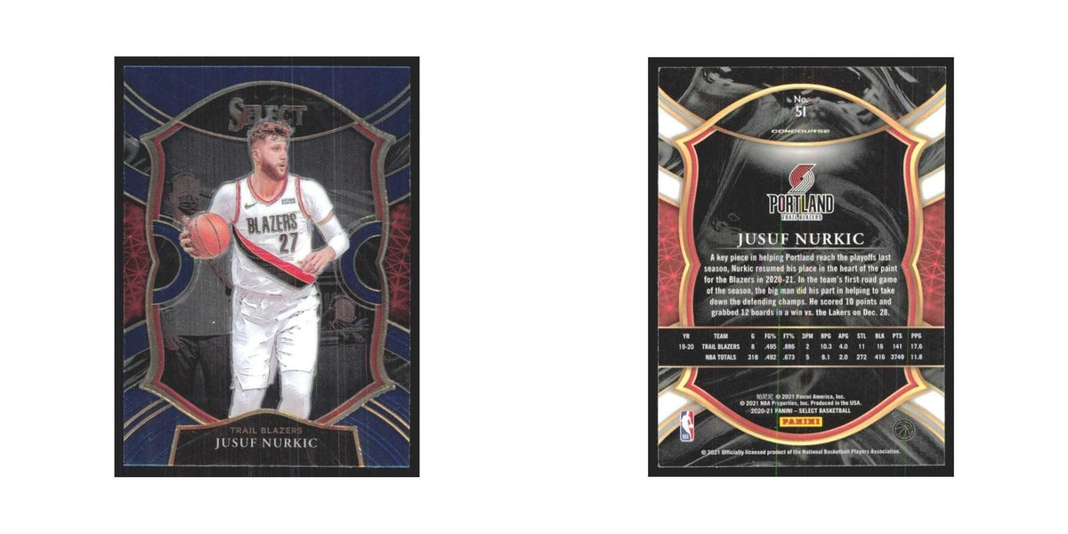 2020-21 Panini Select Jusuf Nurkic Blazers #51