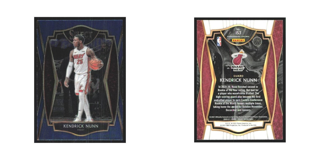 2020-21 Panini Select Kendrick Nunn Heat #153