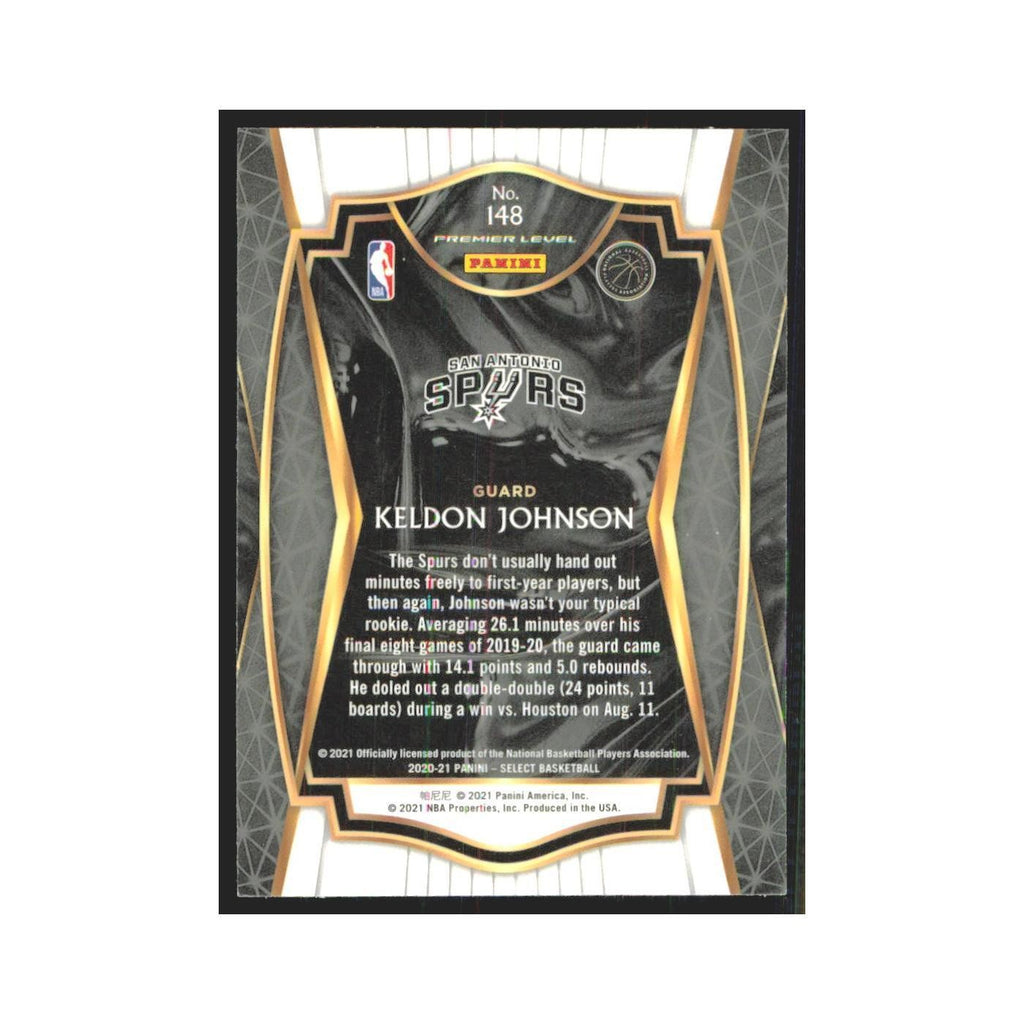 2020-21 Panini Select Keldon Johnson Spurs #148