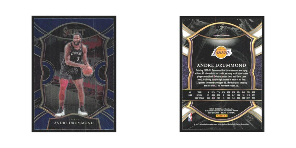 2020-21 Panini Select Andre Drummond Lakers #5