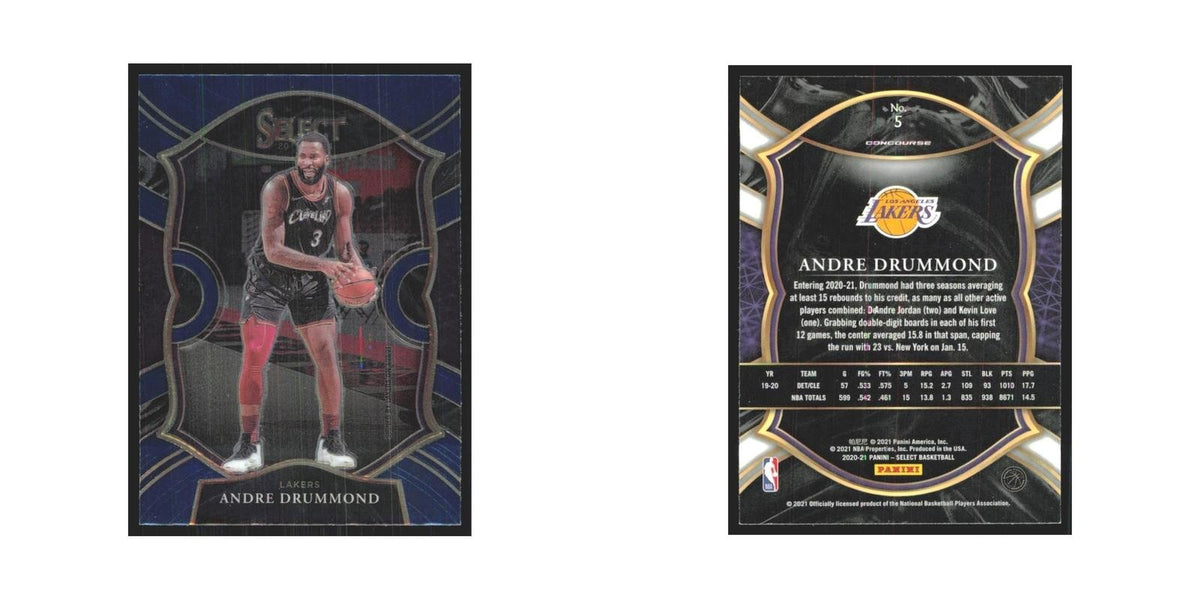 2020-21 Panini Select Andre Drummond Lakers #5