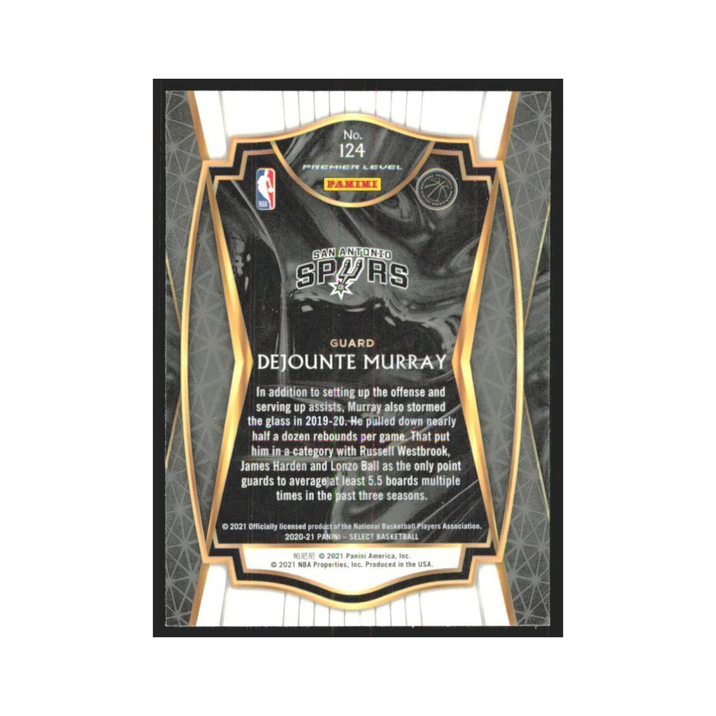 2020-21 Panini Select Dejounte Murray Spurs #124