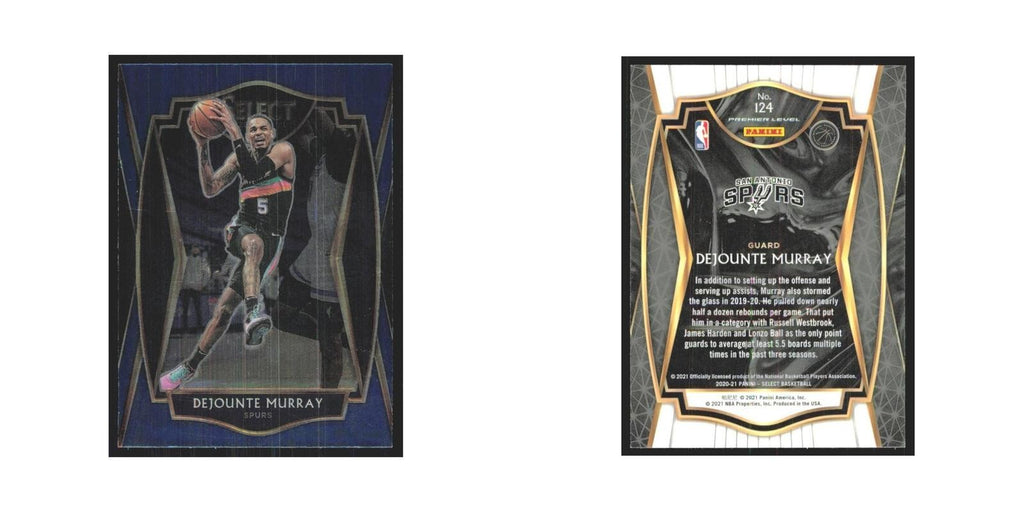 2020-21 Panini Select Dejounte Murray Spurs #124