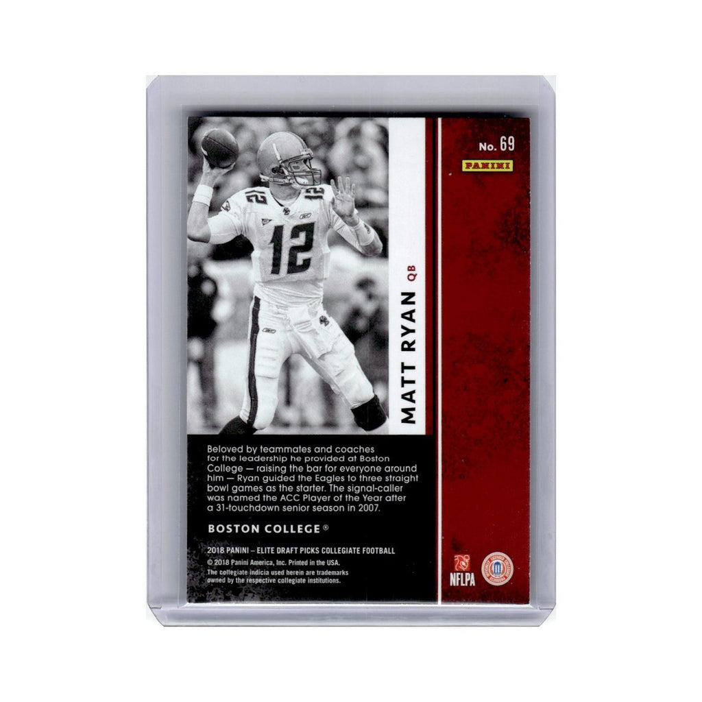 Matt Ryan 2018 Panini Elite Draft Picks #69 Boston College Eagles NM