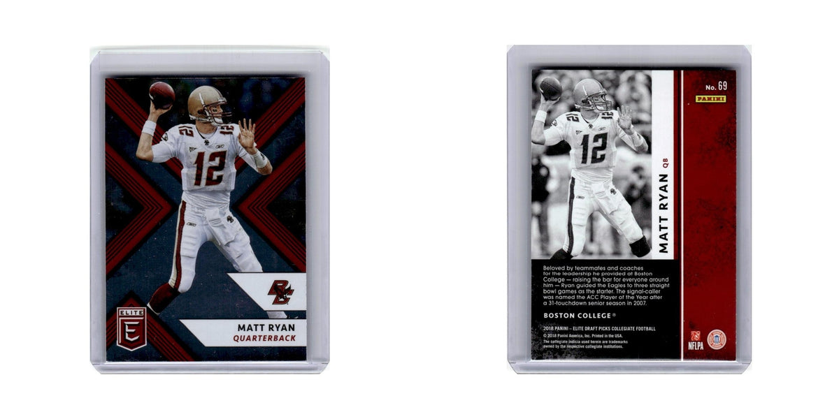 Matt Ryan 2018 Panini Elite Draft Picks #69 Boston College Eagles NM