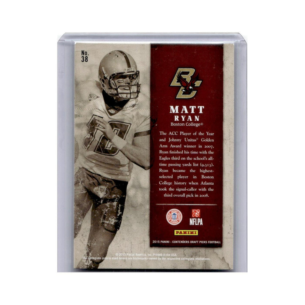 Matt Ryan 2015 Panini Contenders Draft Picks Old School Colors #38 NM