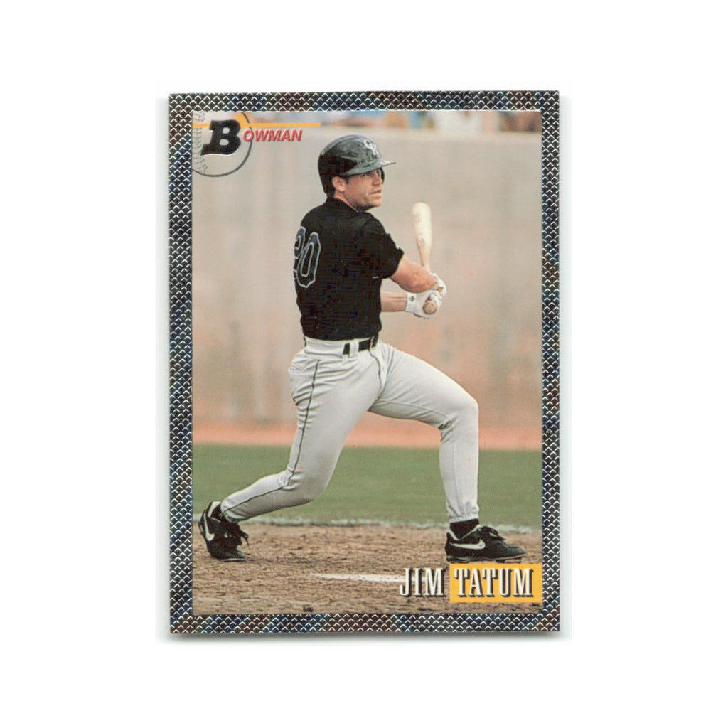 Jim Tatum Rookie Foil 1993 Bowman #339 Colorado Rockies Baseball Card NM
