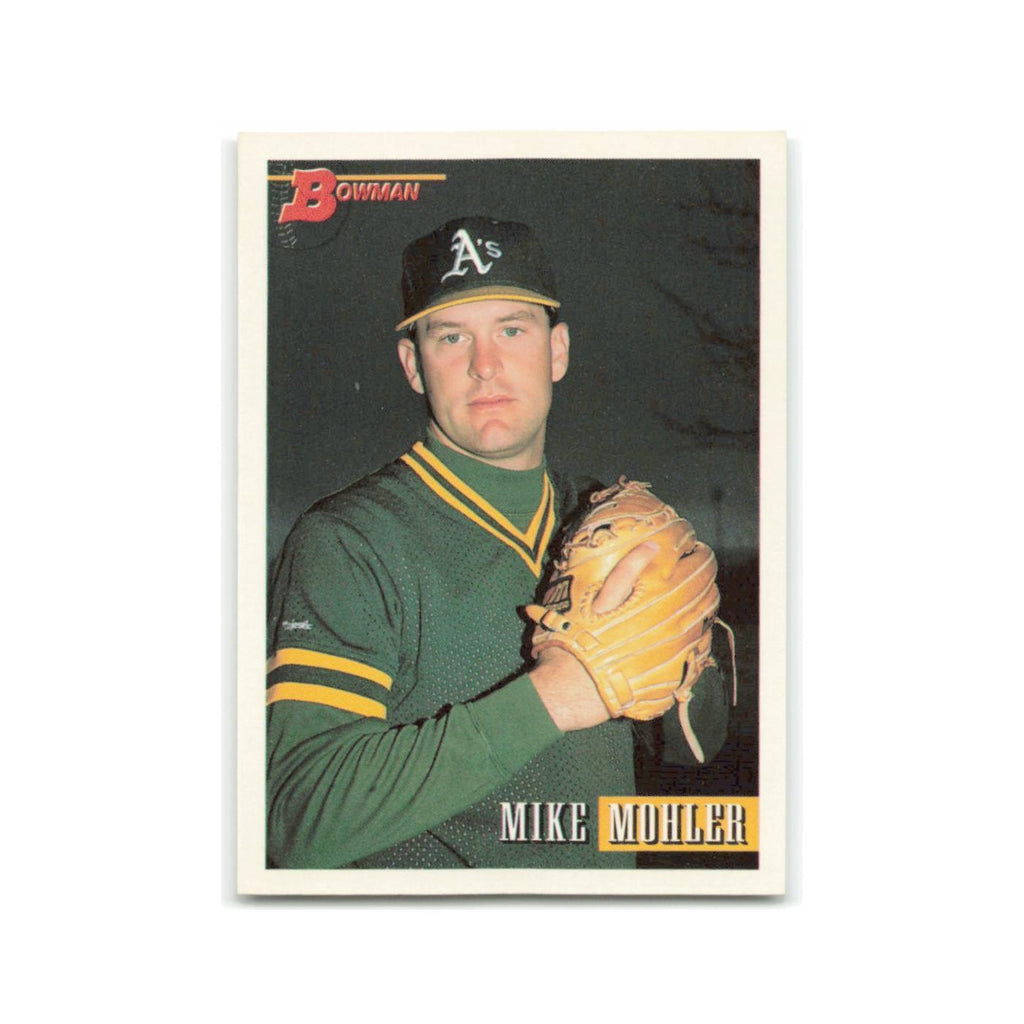 Mike Mohler Rookie 1993 Bowman #105 Oakland Athletics Baseball Card NM