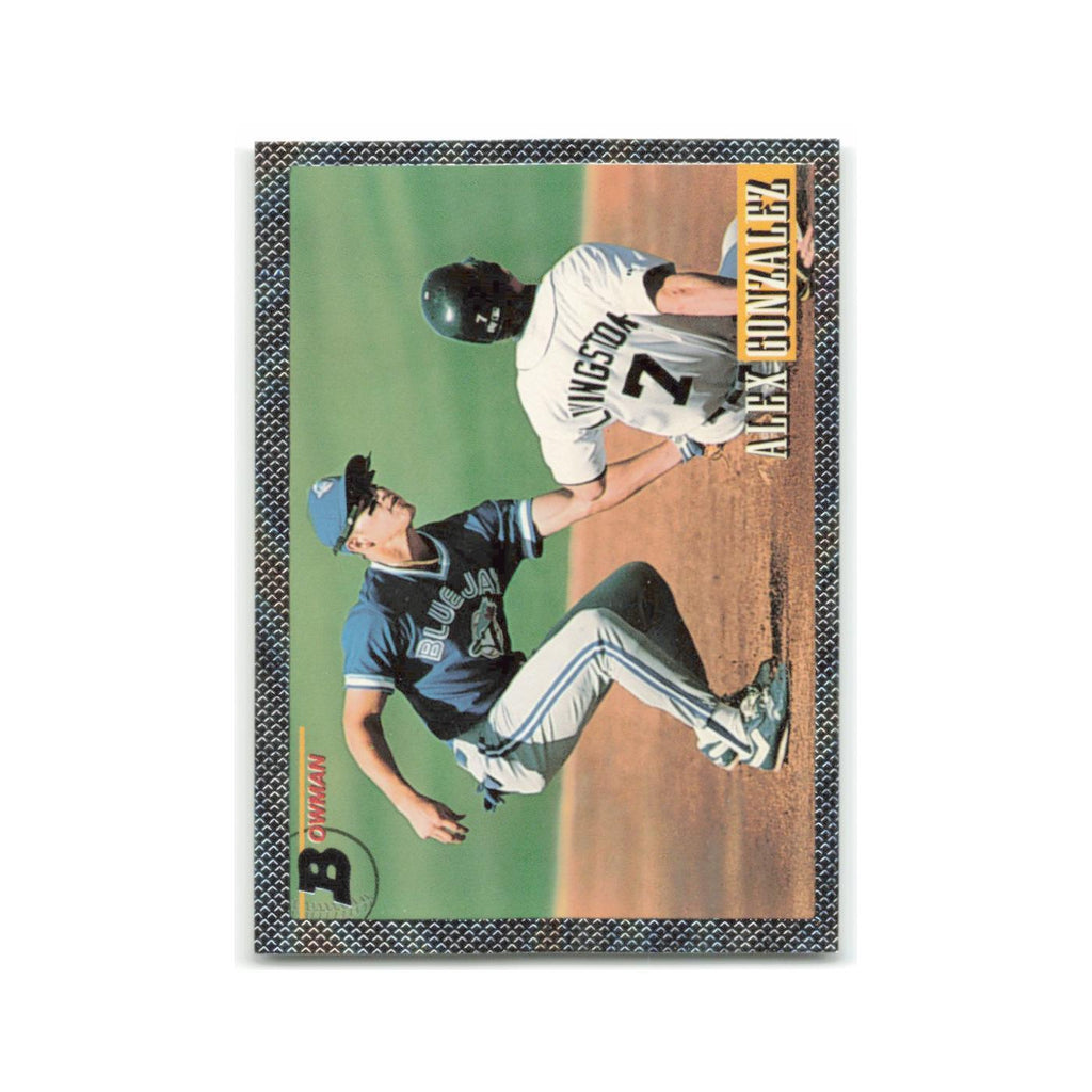 Alex Gonzalez Rookie Foil 1993 Bowman #374 Toronto Blue Jays Baseball Card NM