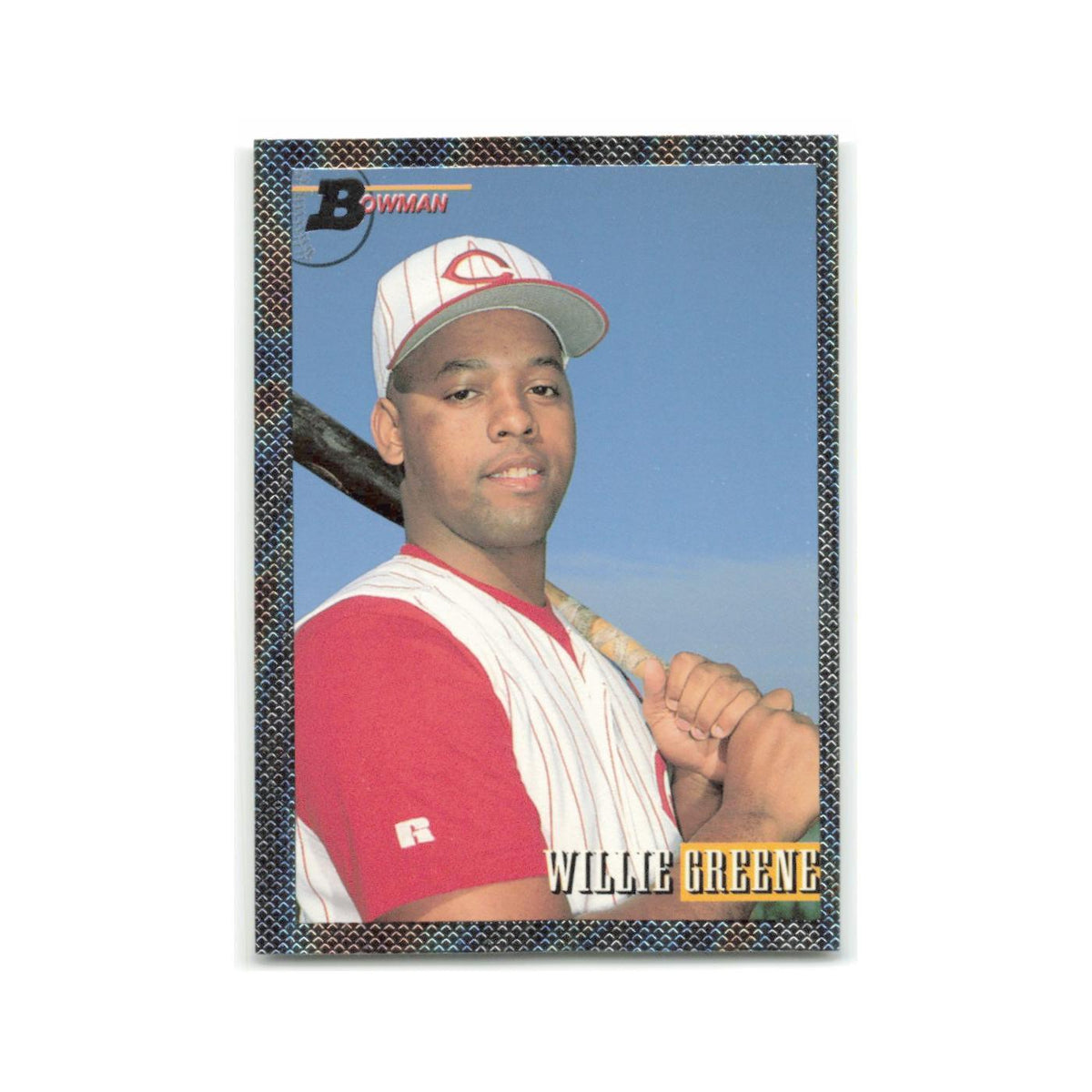 Willie Greene Rookie Foil 1993 Bowman #349 Cincinnati Reds Baseball Card NM